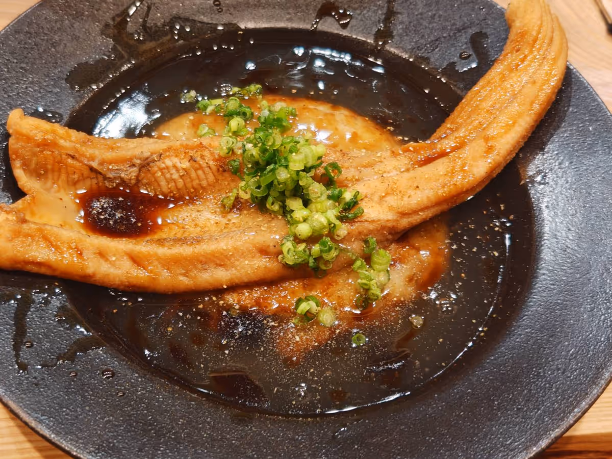 Fluffy simmered conger eel rice at Uchisurube
